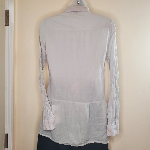 3J Workshop by Johnny Was Long Sleeve Embroidered Button Down Top XS - Picture 5 of 7